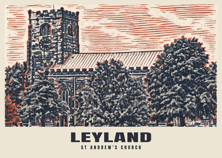 St Andrew’s Church, Leyland Poster