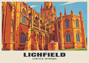 Lichfield Cathedral Poster