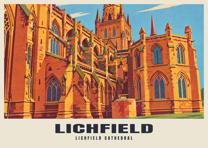 Lichfield Cathedral Poster