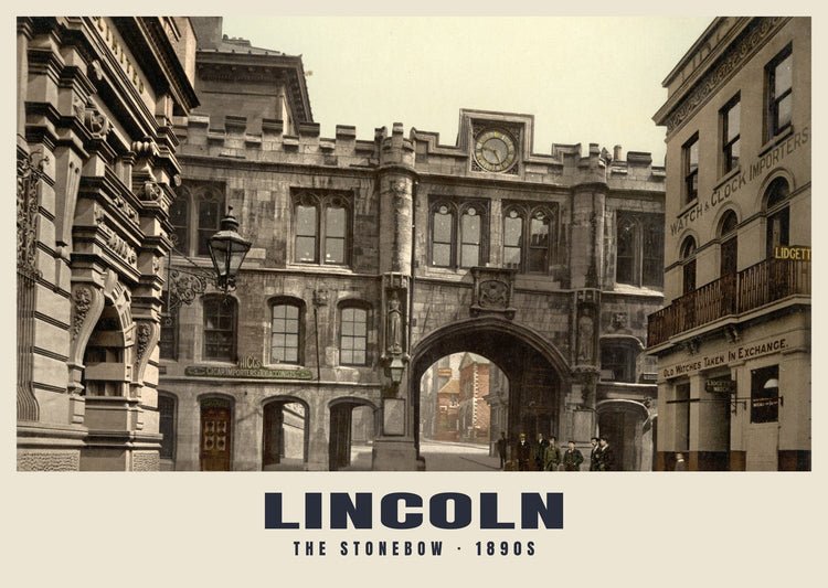 The Stonebow, Lincoln, c. 1890–1900 Heritage Print