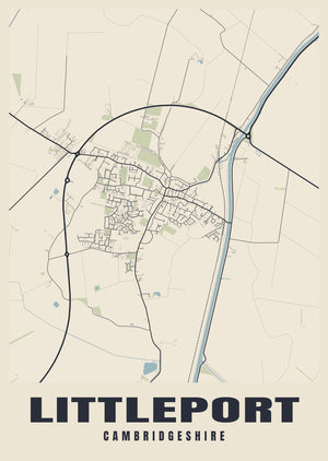 Littleport Street Map Poster