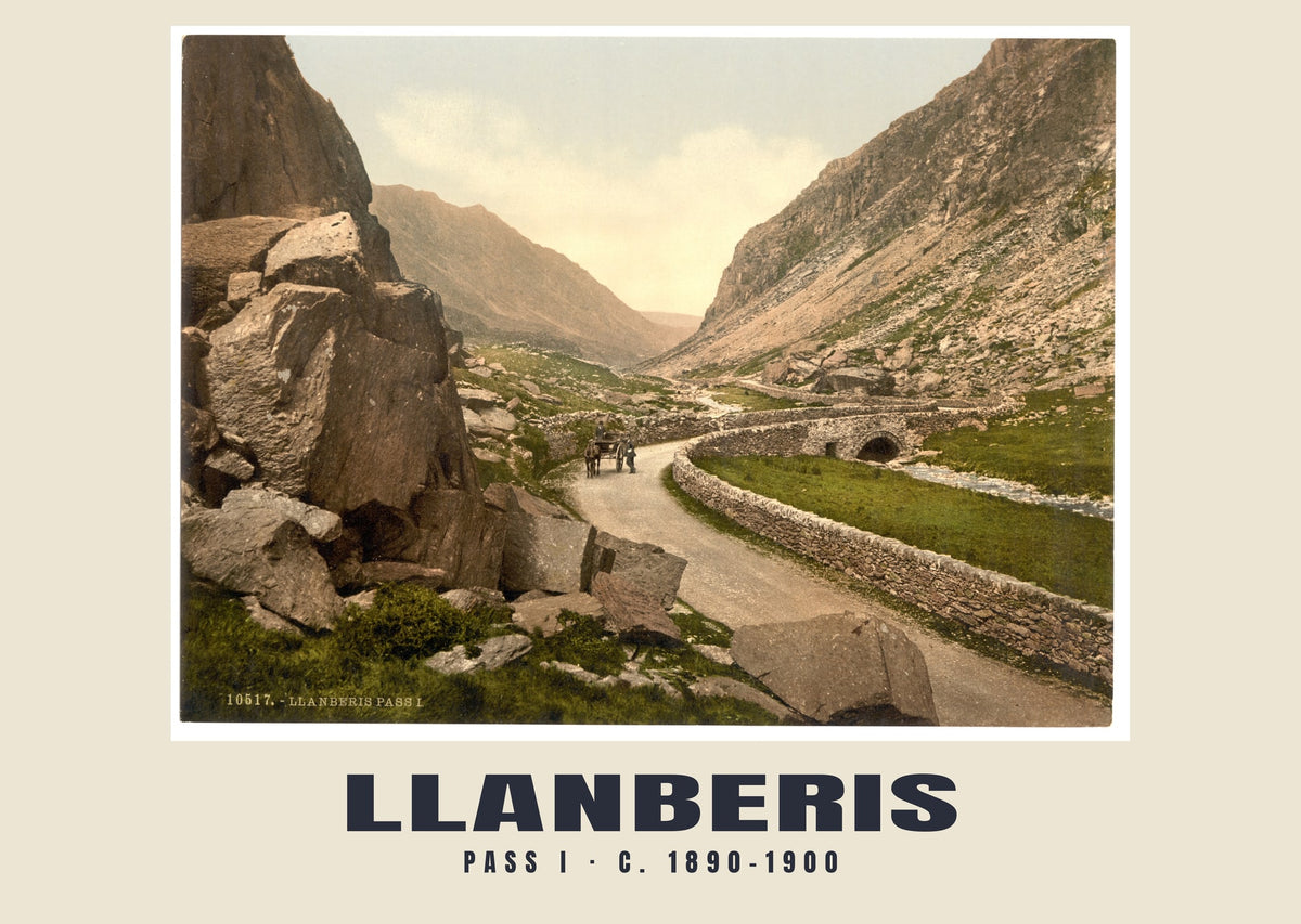 Pass I, Llanberis, c. 1890–1900 heritage photograph