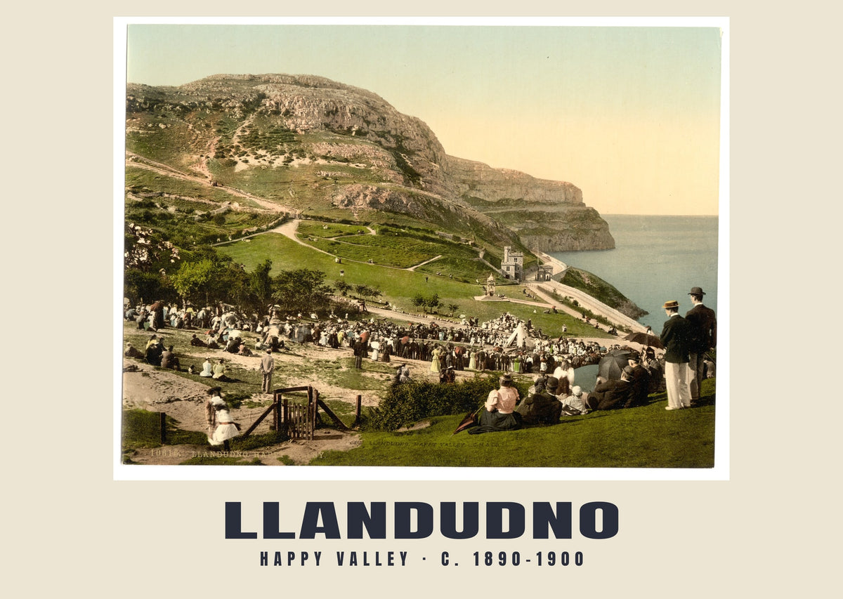 Happy Valley, Llandudno, c. 1890–1900 heritage photograph