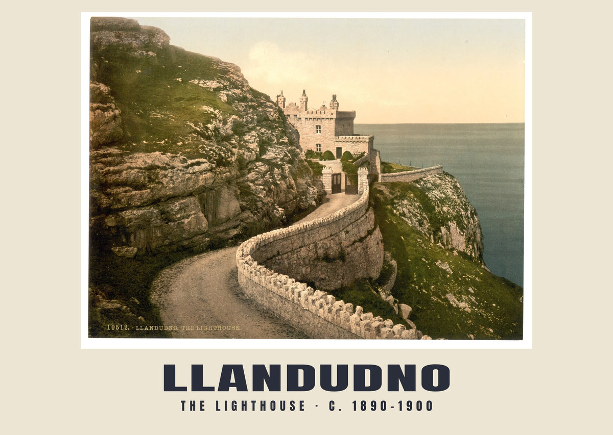 The lighthouse, Llandudno, c. 1890–1900 heritage photograph