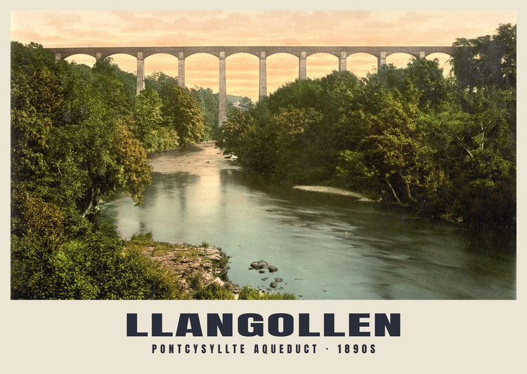 Pontcysyllte Aqueduct, Llangollen, c. 1890–1900 Heritage Print