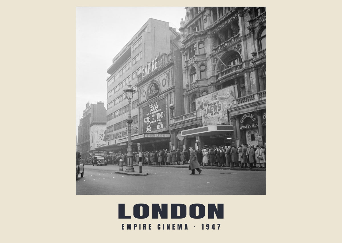 Empire Cinema, London, 1947 — Tirage photographique historique