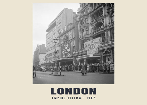 Empire Cinema, London — 1947 · Tirage photographique historique