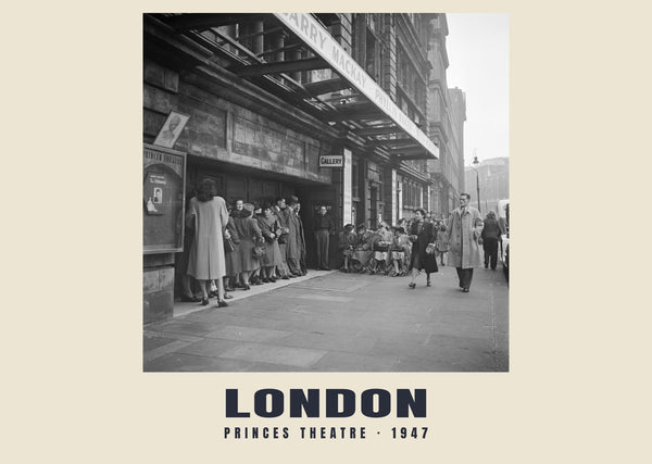 Princes Theatre, London — 1947 · Historischer Fotodruck