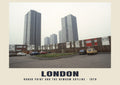 Ronan Point and the Newham skyline, London, 1979 heritage photograph