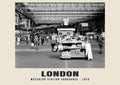 Waterloo station concourse, London, 1975 heritage photograph
