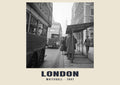 Whitehall, London, 1947 — Historischer Fotodruck