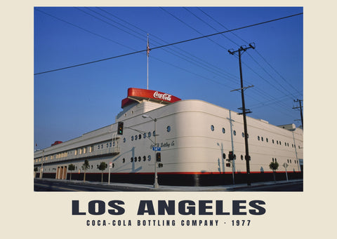 Coca-Cola Bottling Company, Los Angeles — 1977 · Historische fotoprint