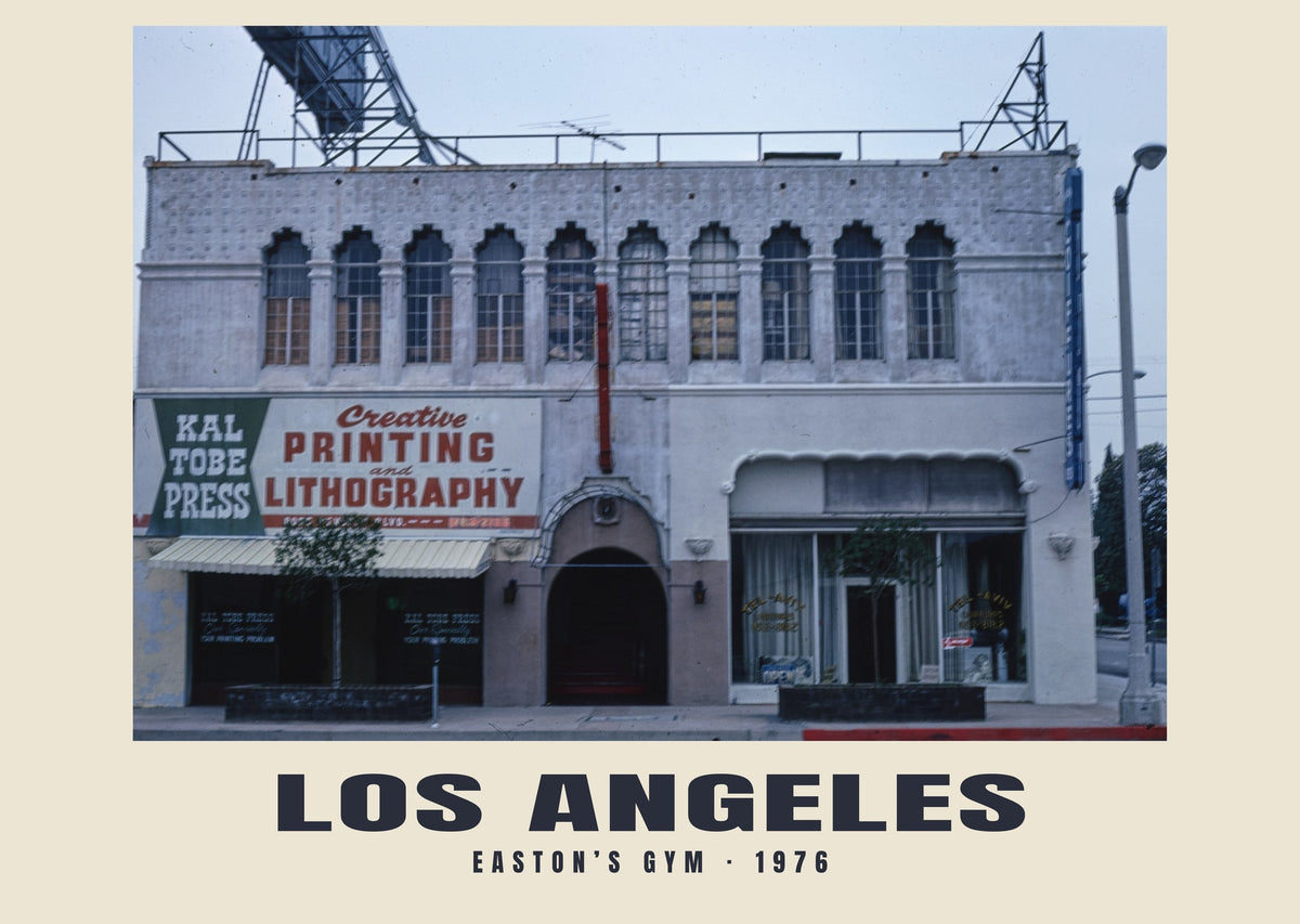 Easton’s Gym, Los Angeles, 1976 — Tirage photographique historique