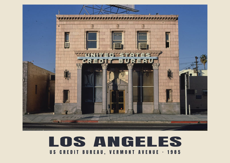 US Credit Bureau, Vermont Avenue, Los Angeles — 1985 · Historischer Fotodruck