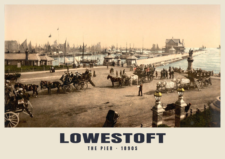 The Pier, Lowestoft, c. 1890–1900 Heritage Print