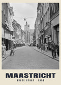Grote Staat, Maastricht, 1955 — Historischer Fotodruck