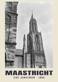 Sint-Janstoren, Maastricht, 1955 — Wydruk historycznej fotografii