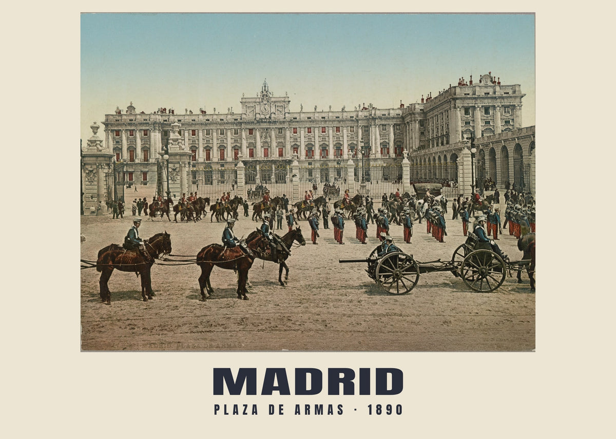Plaza de Armas, Madrid, 1890