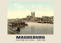 View from the Citadel, Magdeburg, 1890–1900 heritage photograph