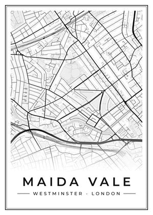 Maida Vale Street Map Poster