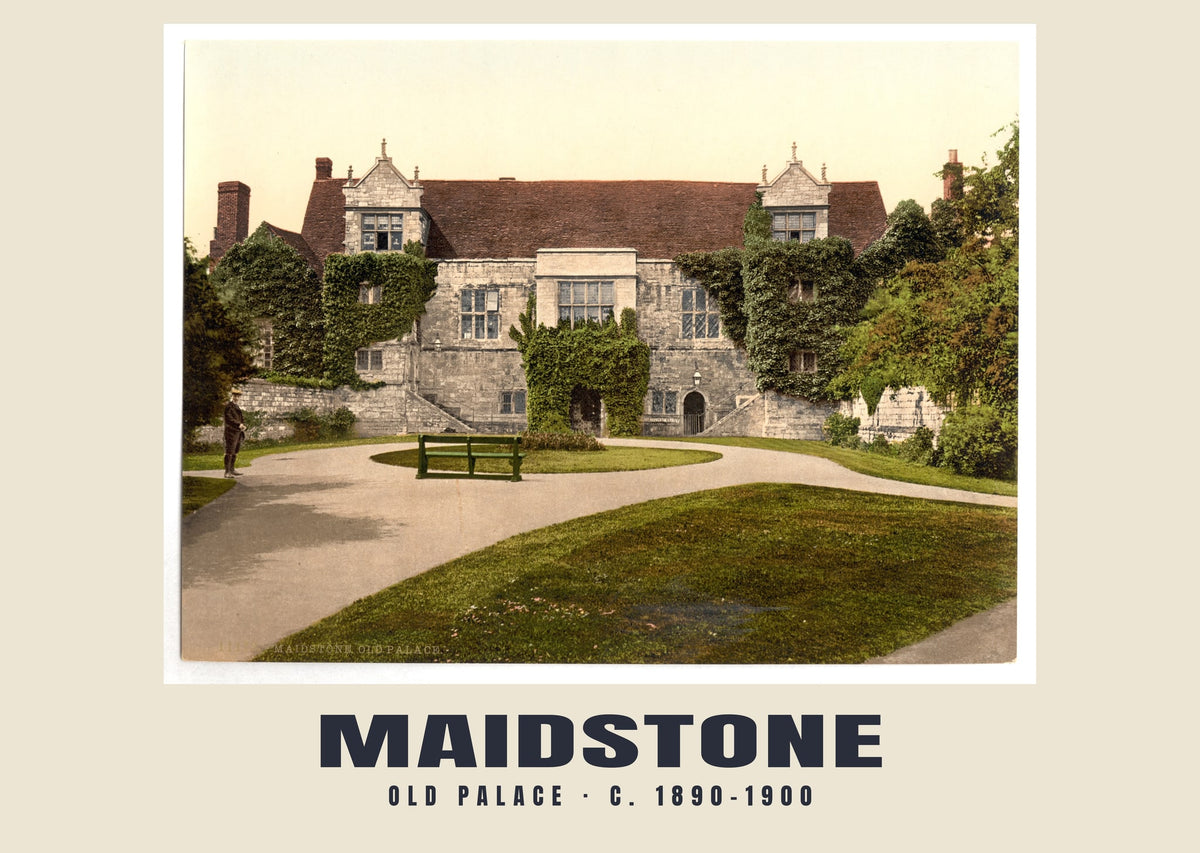 Old Palace, Maidstone, c. 1890–1900 heritage photograph