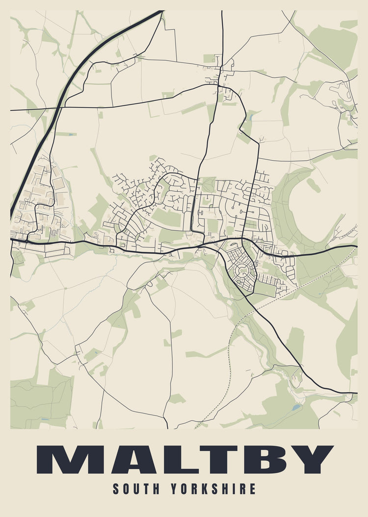 Maltby Street Map Poster