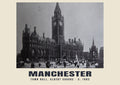 Town Hall, Albert Square, Manchester, c. 1902 heritage photograph