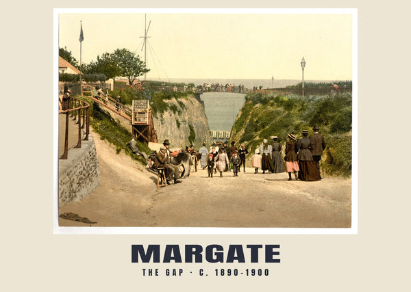 The Gap, Margate, c. 1890–1900 Impresión patrimonial