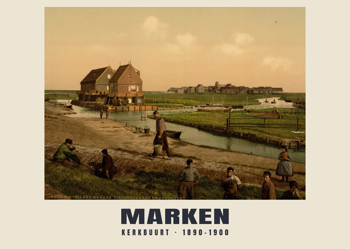 Kerkbuurt, Marken, 1890–1900