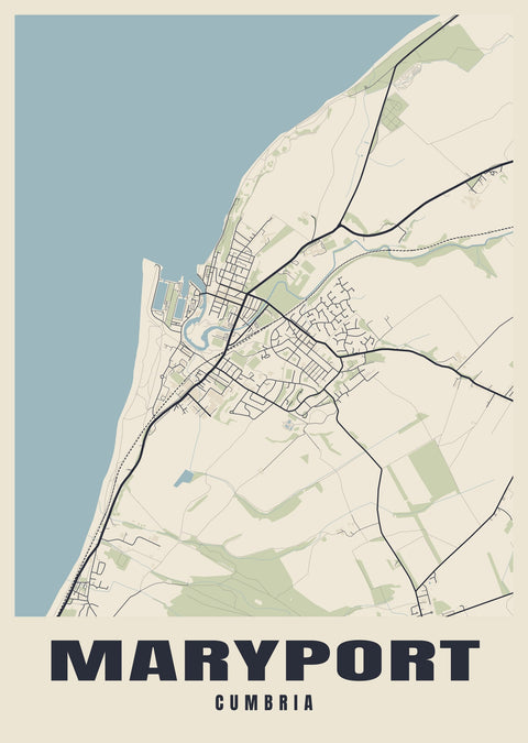 Maryport Street Map Poster