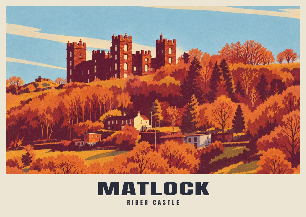 Riber Castle, Matlock Poster