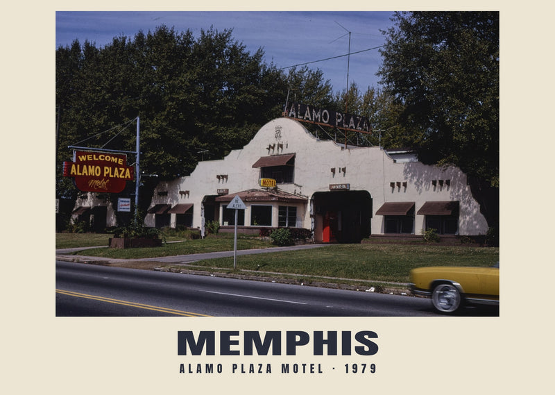 Alamo Plaza Motel, Memphis — 1979 · Historischer Fotodruck