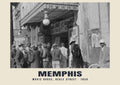 Movie house, Beale Street, Memphis — Historic photograph print, 1939