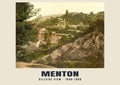 Uitzicht op de heuvelhelling, Menton, 1890–1900