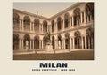 Brera-Innenhof, Mailand, 1890–1900