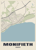 Street map poster of Monifieth, Angus
