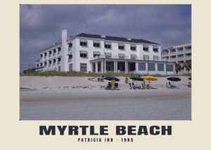 Patricia Inn, Myrtle Beach, South Carolina — 1985 · Wydruk historycznej fotografii