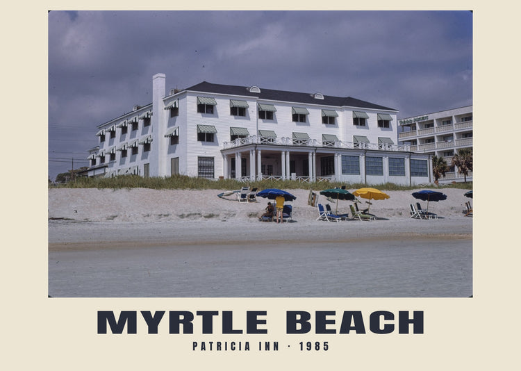 Patricia Inn, Myrtle Beach, South Carolina — 1985 · Wydruk historycznej fotografii