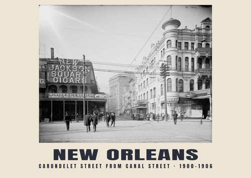 Carondelet Street, Canal Street, New Orleans, Louisiana, 1900–1906