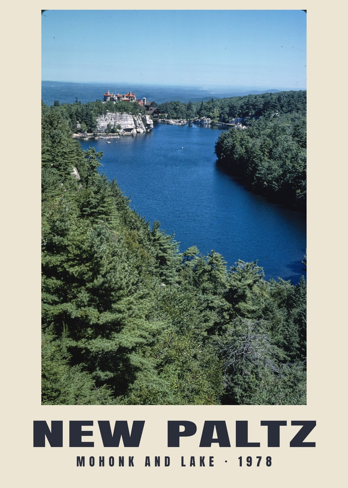Mohonk und See, New Paltz, New York, 1978