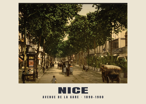 Avenue de la Gare, Nice, 1890–1900
