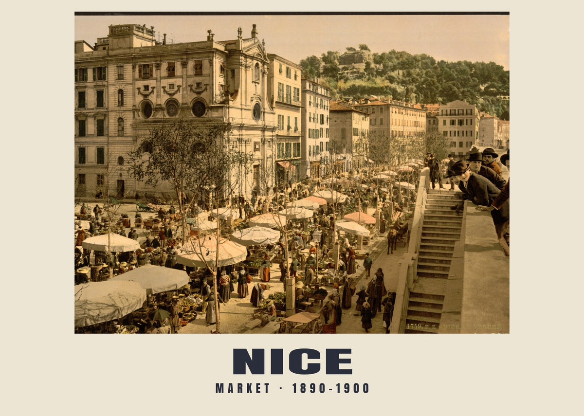 Markt, Nice, 1890–1900