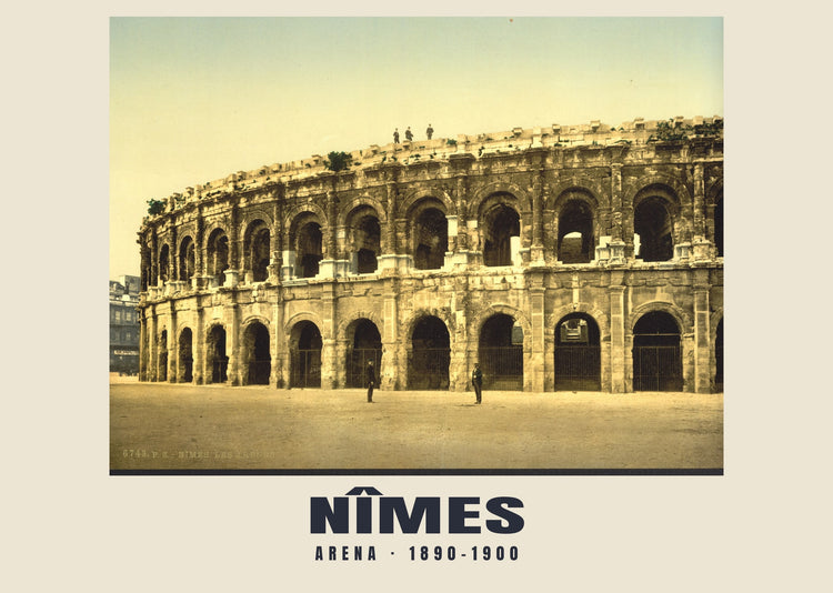 Arena, Nîmes — 1890–1900 · Historische fotochroomprint