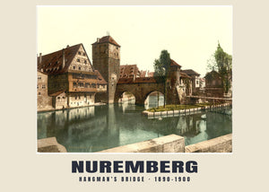 Henkersteg, Nürnberg — 1890–1900 · Historischer Photochromdruck