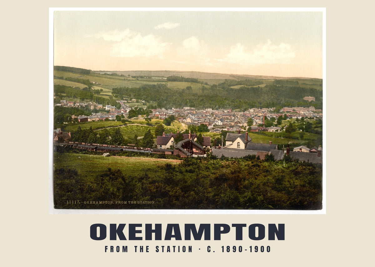From the station, Okehampton, c. 1890–1900 heritage photograph