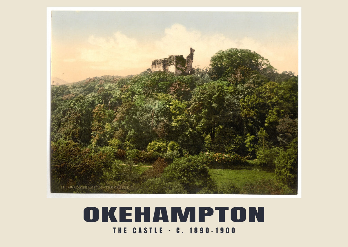 The castle, Okehampton, c. 1890–1900 heritage photograph