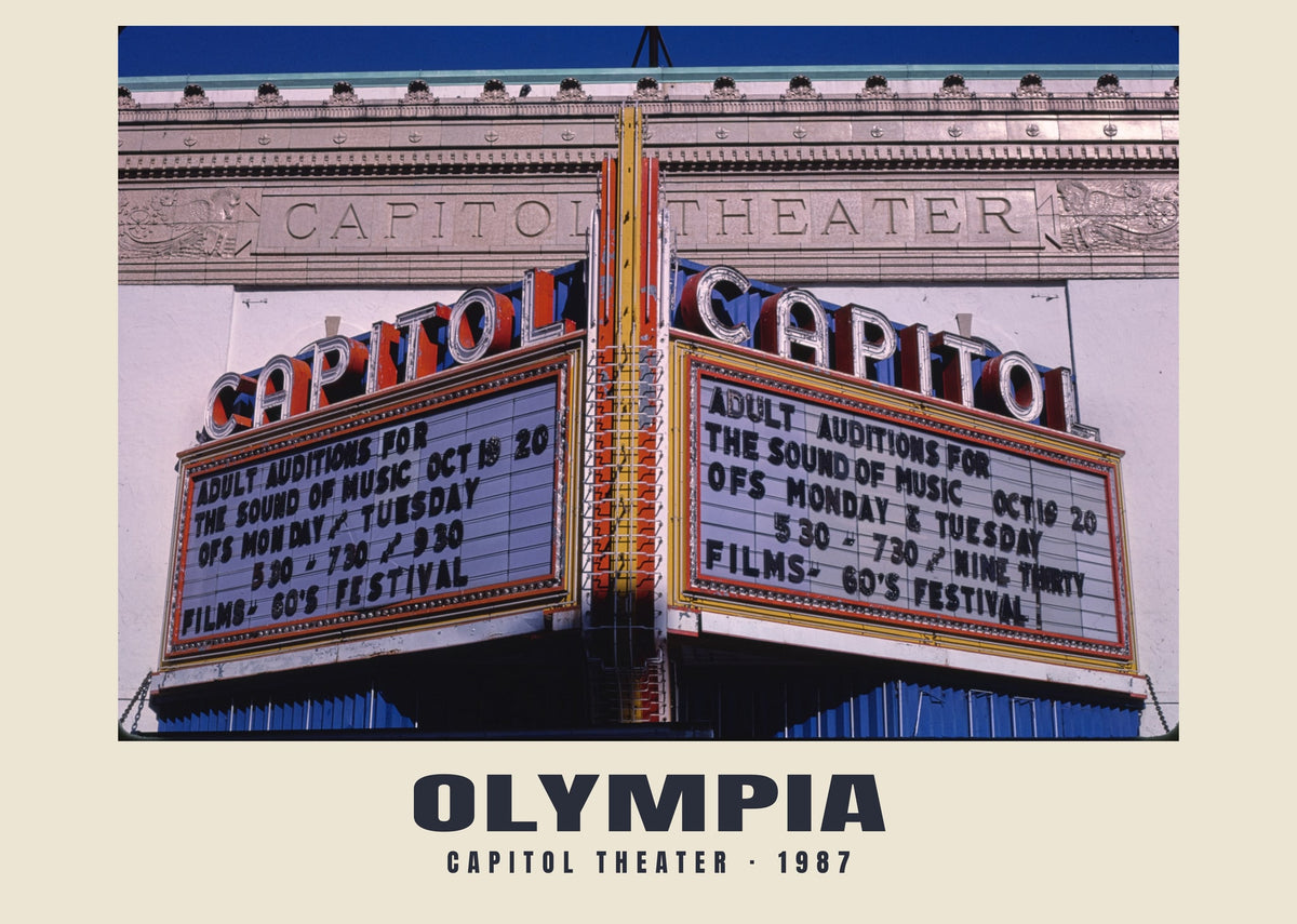 Capitol Theater, Olympia, Washington, 1987