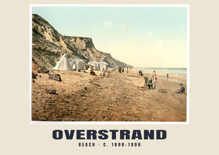 Beach, Overstrand, c. 1890–1900 Heritage Print