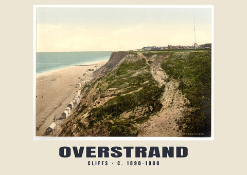 Klify, Overstrand, ok. 1890–1900 Heritage Print