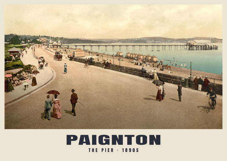 The Pier, Paignton, c. 1890–1900 Heritage Print